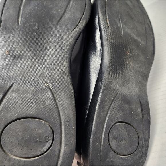 Manels Men's Black Leather Loafers Vintage Leather Slipons Casual Gifts Size 7 - Picture 5 of 13